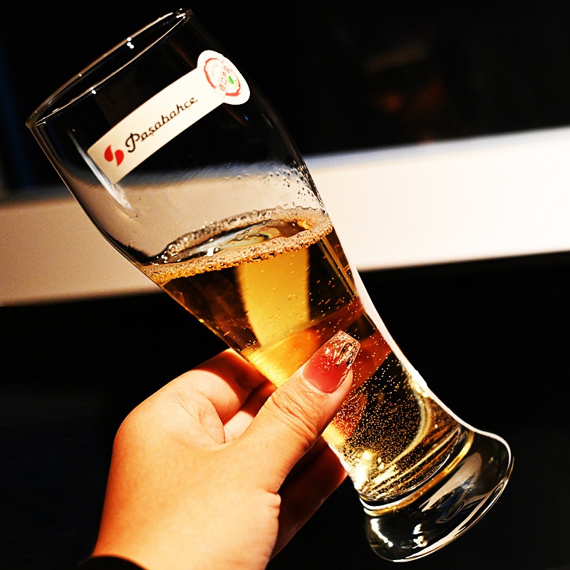Craft Beer & Wine U- - Vaso de Vidrio Premium para Cerveza