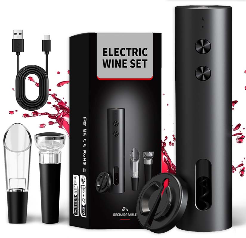 Wine Beer And Liquor - Set de abridor de botellas de