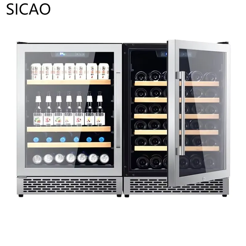 Wine Beer Fridge Dual Zone - Refrigerador de Vino y Cerveza de
