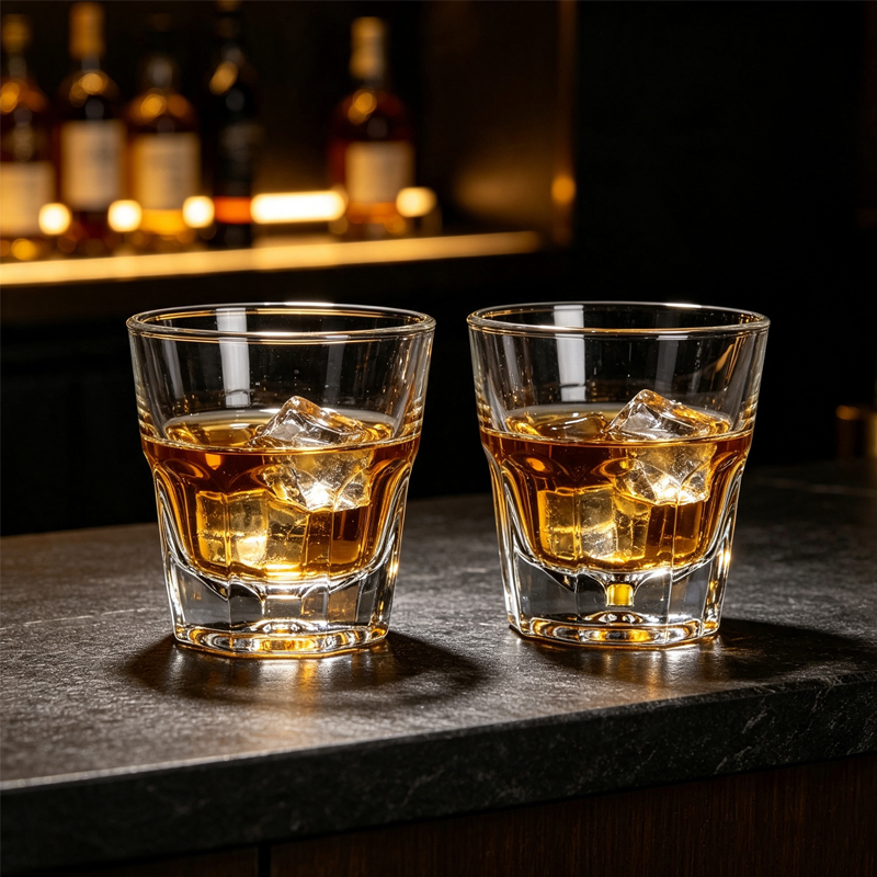 Wine Beer Spirit - Vasos de Whisky de Cristal de