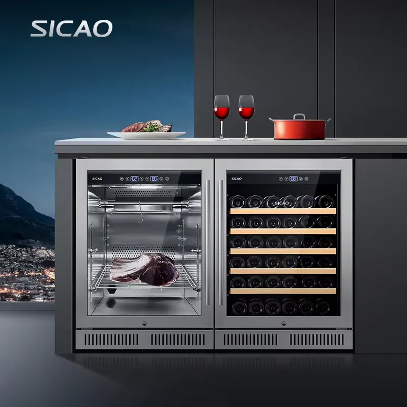 Wine Beer Fridge Dual Zone - Refrigerador bajo encimera para envejecimiento en