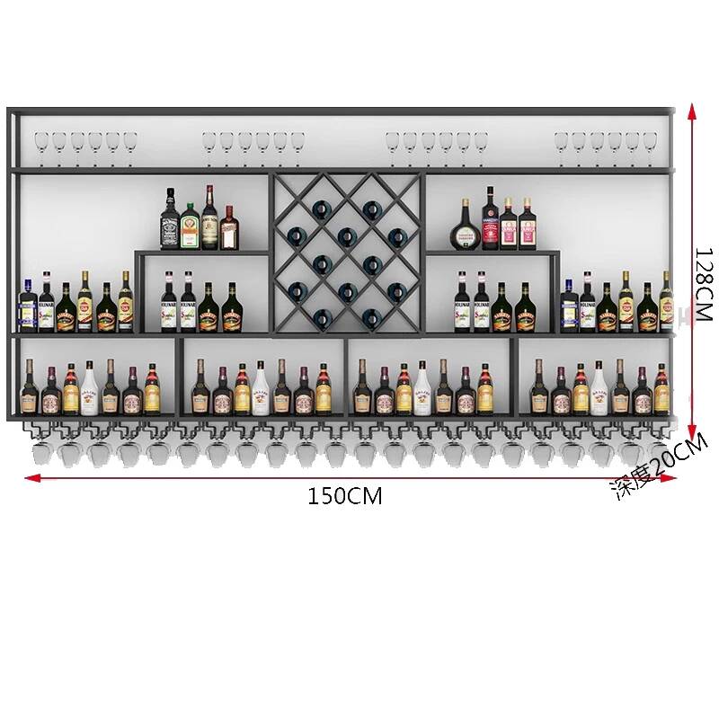  Mueble de pared con luces, v - Wine Beer Rack reseña y precio