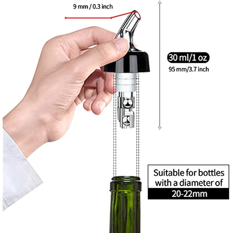 Vertedor de botellas medido au - Wine Beer And Liquor reseña y precio