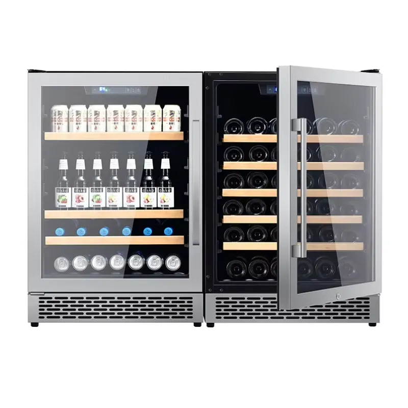 Nevera para Vinos de 48 Botell - Wine Beer Fridge Dual Zone reseña y precio
