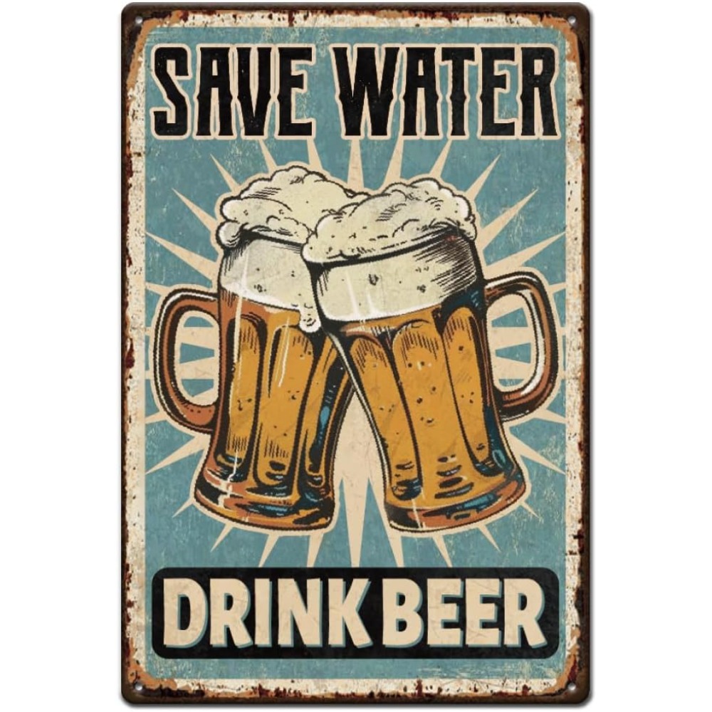 Letrero de Metal para cerveza, - Wine Beer And Liquor reseña y precio