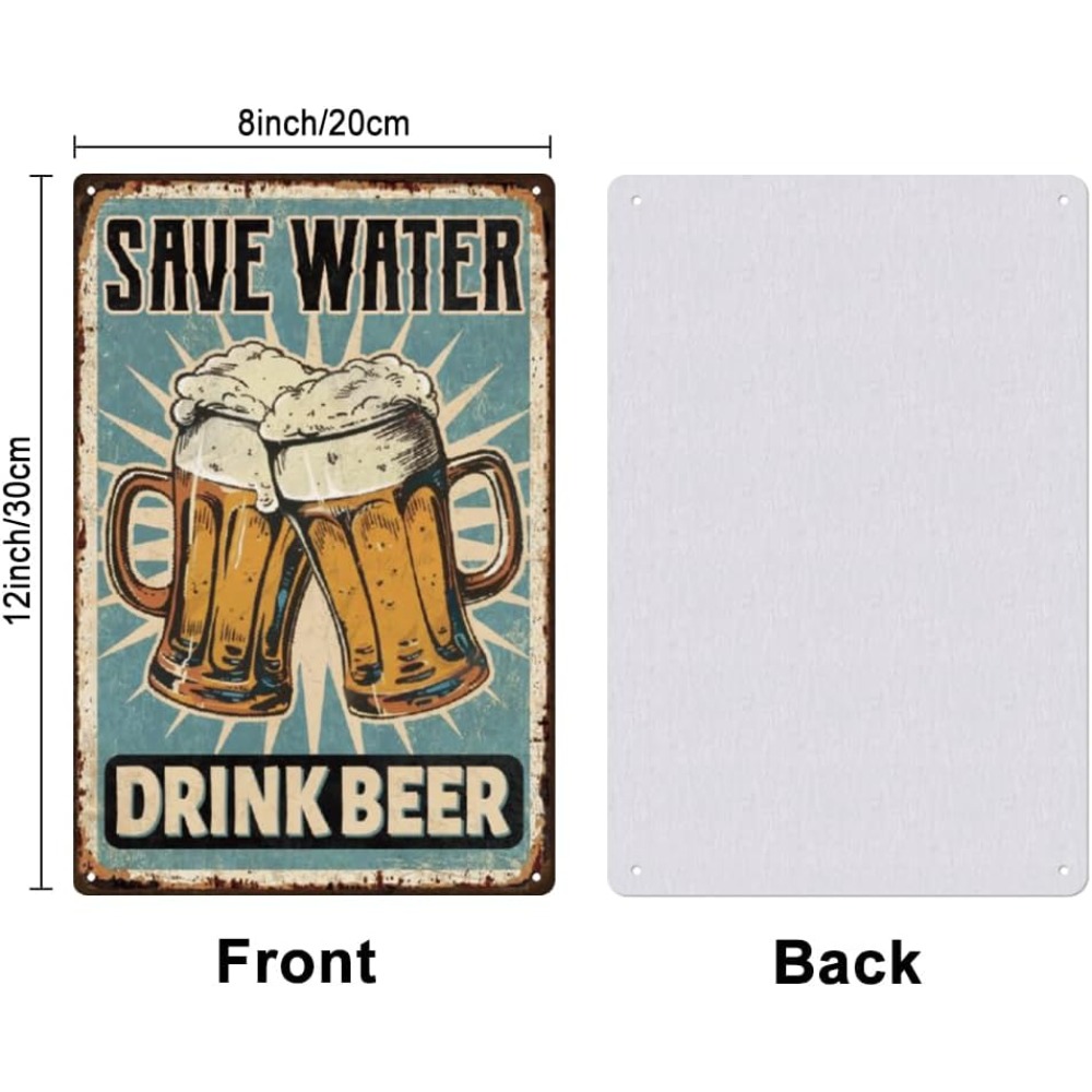 Letrero de Metal para cerveza, - Wine Beer And Liquor reseña y precio