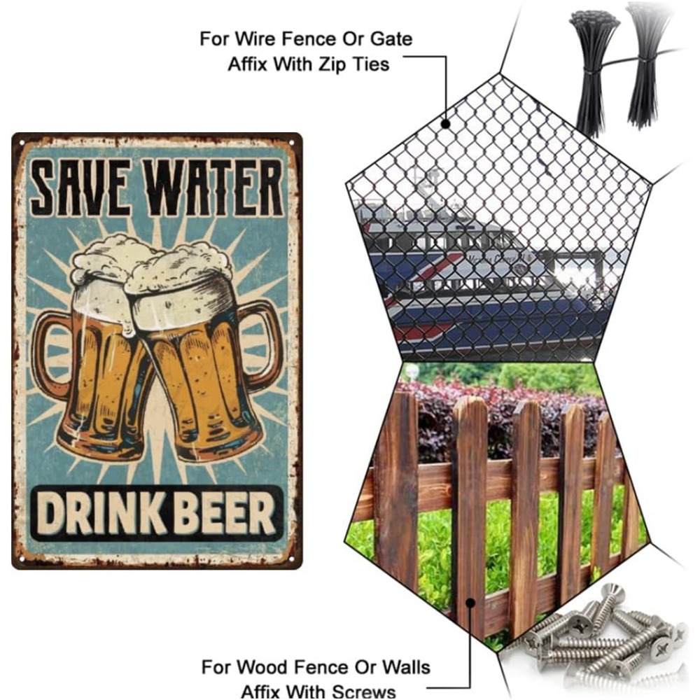 Letrero de Metal para cerveza, - Wine Beer And Liquor reseña y precio