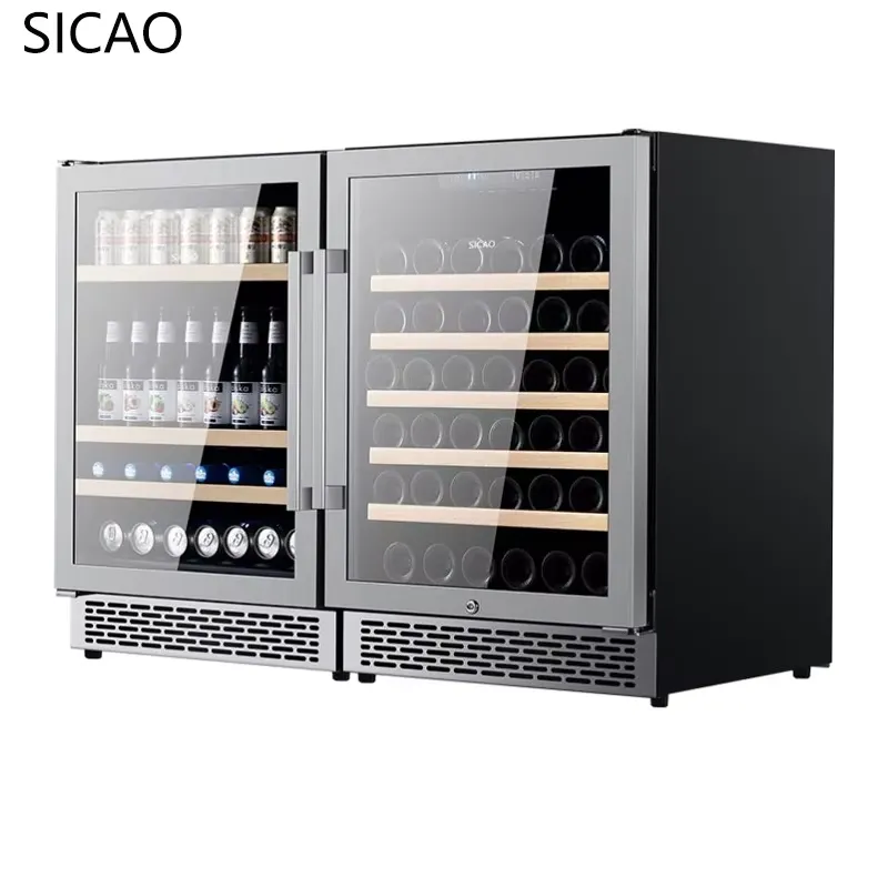 Refrigerador de Vino y Cerveza - Wine Beer Fridge Dual Zone reseña y precio