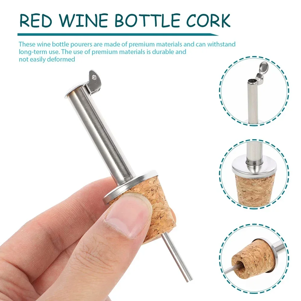 Vertedor de corcho de vino tin - Wine Beer Spirit reseña y precio