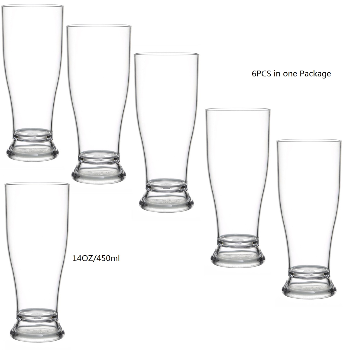 1/2/4/6 Vasos de Cerveza de Pl - Wine Beer And Liquor reseña y precio