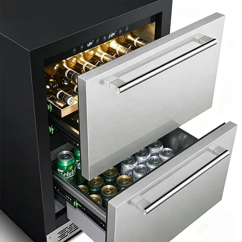 Refrigerador de Doble Zona Int - Wine Beer Fridge Dual Zone reseña y precio