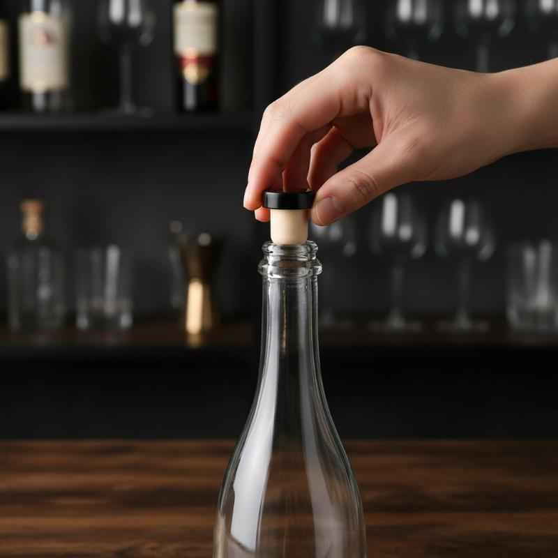 Tapón de corcho para botella d - Wine Beer Tasting reseña y precio